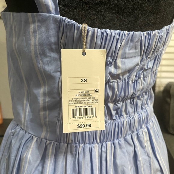 NEW💙 Blue Stripe Sundress - Picture 5 of 6
